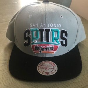 New Era Spurs Snapback Gray Black Teal